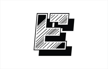 Elegant Letter E logo Vector Template Initial Letter E Logo Design. Creative And Modern E logo