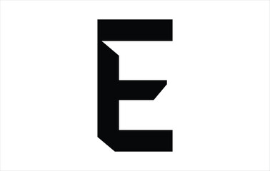 Obraz premium Elegant Letter E logo Vector Template Initial Letter E Logo Design. Creative And Modern E logo
