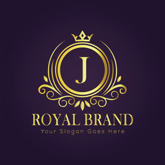 luxury gold logo concept