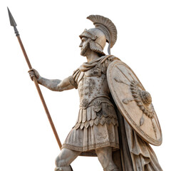 Obraz premium Statue of Mars, Roman God of War A Majestic Sculpture of Ancient Roman Military Might