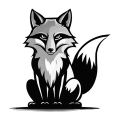 Fox vector art design