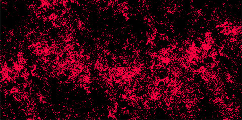 Grungy red canvas background or texture. Defocused Lights and Dust Particles with deep Red clouds painted. Grunge pattern for design and decoration space for text. Dark red slate background toned clas
