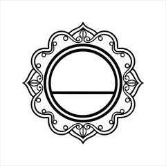  Classic Luxury Monogram Logo Template in Line Art