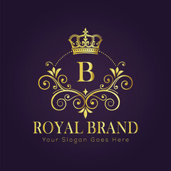 luxury gold logo concept