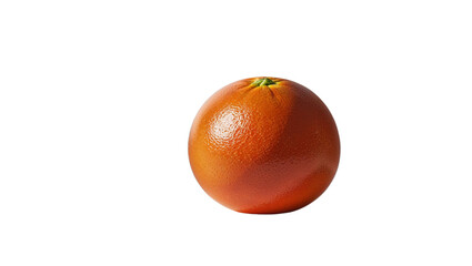 Fresh And Juicy Grapefruit Isolated On White Background With Detailed Peel Texture