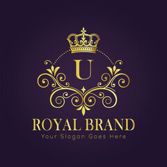 luxury gold logo concept