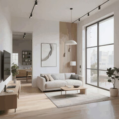 illustration of living room concept