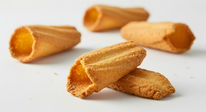 Tuile cookie white background