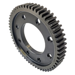 High-Precision Toothed Rack Gear Side View of Industrial Component