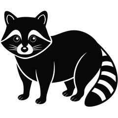 Raccoon vector animal