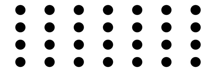Background with monochrome dotted texture. Polka dot pattern template. vector ilustration
