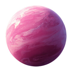pink planet isolated on transparent background png,  planet surface