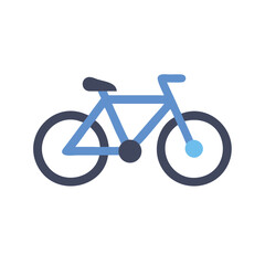 Fototapeta premium Bicycle Icon Representing Cycling or Outdoor Sport