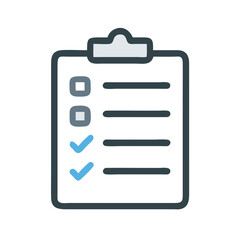 Checklist Icon Representing Task or To-Do List