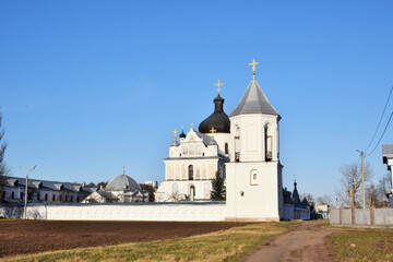 Church of St. Nicholas in the spring. Mogilev