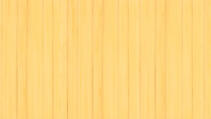 Fototapeta premium Sleek bamboo paneling in soft yellow hues minimalist design with a smooth finish
