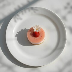 Minimal Dessert Art,ai generated