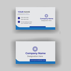 modern and clean professional- creative business card template design