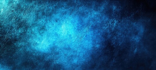 Fototapeta premium Abstract Blue Grunge Texture Background, Dark Stained Pattern, Rough Surface