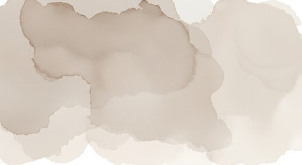 Light dusty soft pastel color shade. Brown sepia beige nude gray white abstract watercolor pattern