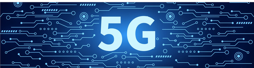 5G Network Technology Digital Circuit