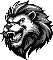 Fototapeta premium lion head mascot