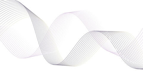 Abstract white gradient background with waves Winter white abstract background design. Modern wavy line pattern guilloche curves in monochrome colors. Abstract art line design. 