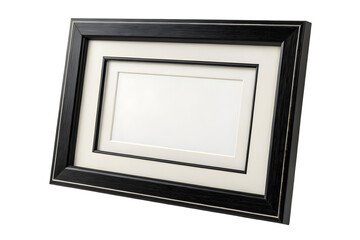 Elegant Picture Frame. Empty Border for Artwork and Photography Display.