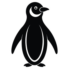 penguin on a white background free vector file