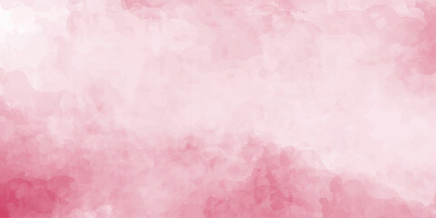 Obraz premium Abstract colorful watercolor background Pink and orange background with white center and watercolor painted texture design on border,