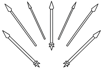 Agricultural Harrow Tool Variety on White Background