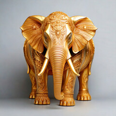 vergoldeter Elefant