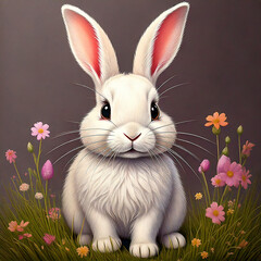 weißer Hase*