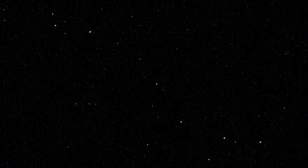 black and white space, Starry Night Sky with Nebulous Clouds