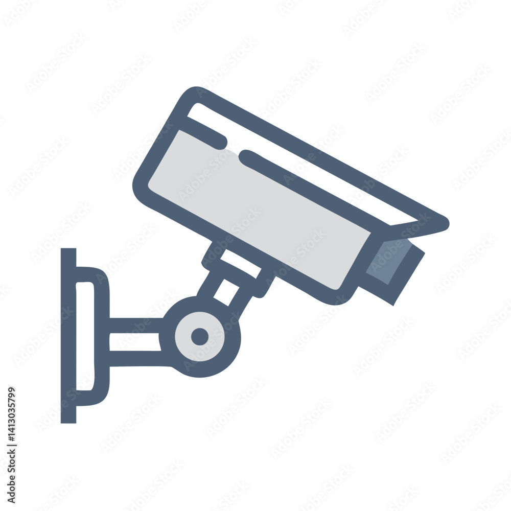 Aufkleber security camera icon representing surveillance monitoring
