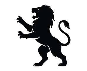 Lion male icon vector. © maxmoyen25