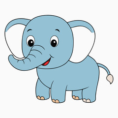 Stunning Elephant Vector Art Illustration