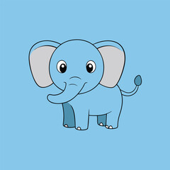 Stunning Elephant Vector Art Illustration