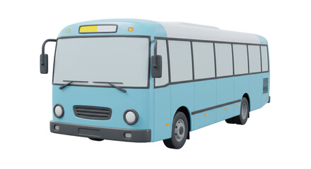 Isolated Cartoon Bus