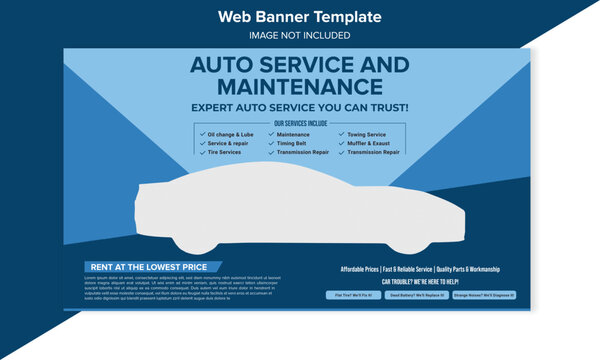 QuickFix Auto Maintenance & Repair Banner Template