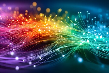 Fototapeta premium Every digital connection propels you further