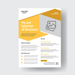 Creative & Modern Business Flyer Corporate Poster Brochure Cover Template 
