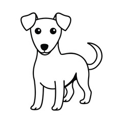 beagle dog vector illustration