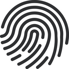 vector illustration of a fingerprint