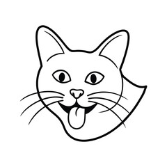 vector illustration of a cat