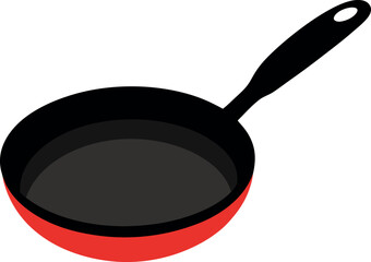 frying pan isolated on white