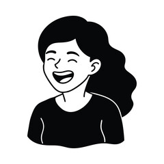 cartoon character of woman vector