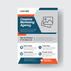 Creative & Modern Business Flyer Corporate Poster Brochure Cover Template 