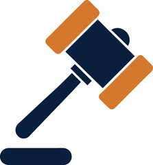 vector illustration of a hammer