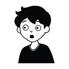 cartoon character of man vector